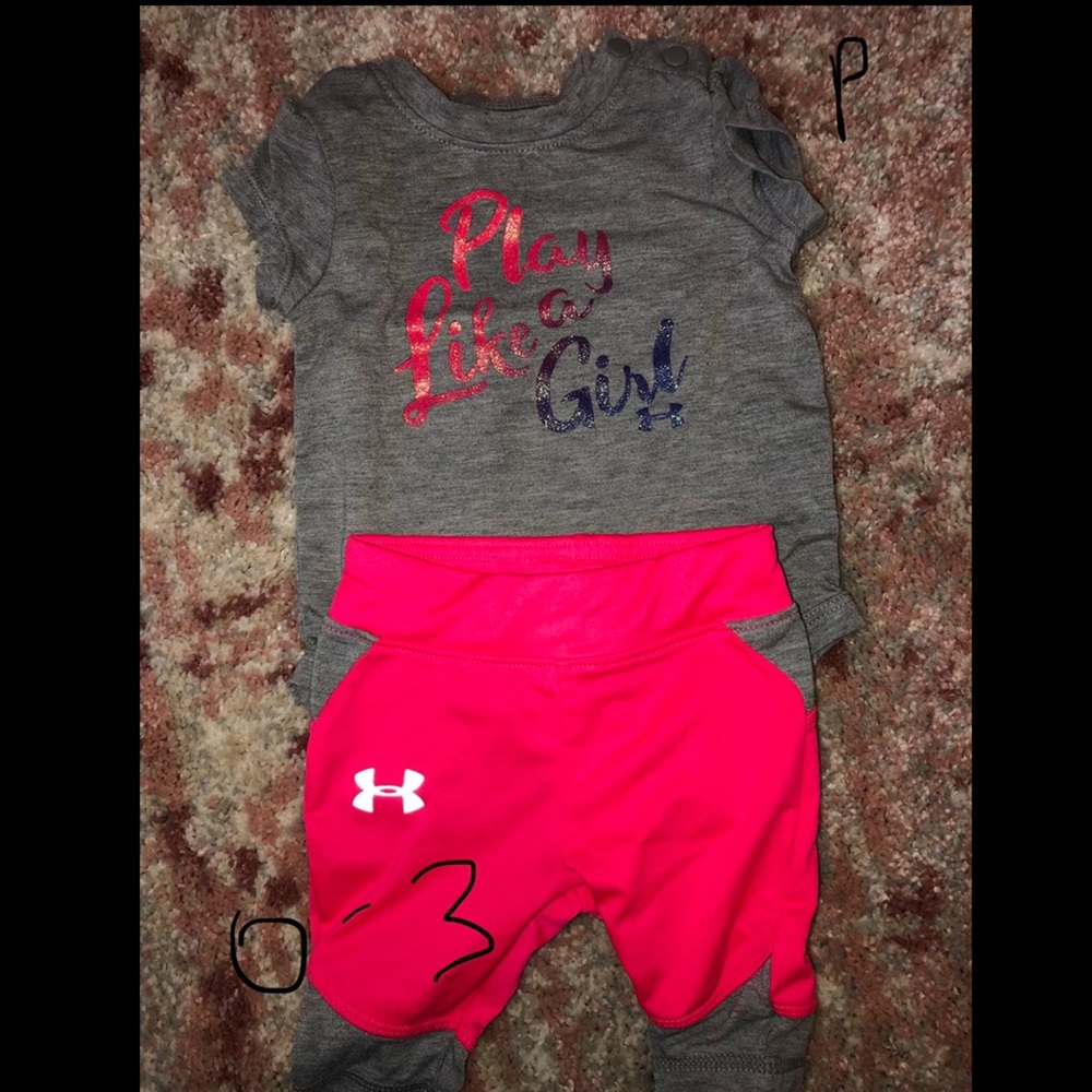 Baby girl Under Armour Set